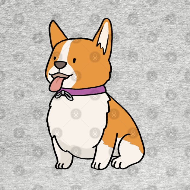 Cute corgi cartoon by ballooonfish